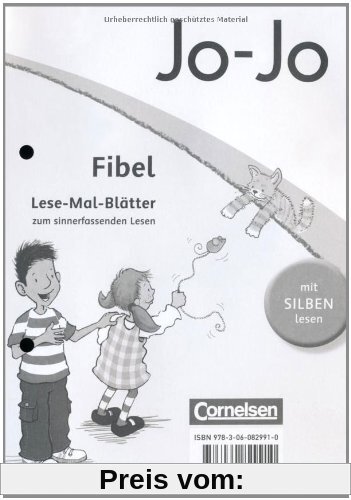 Jo-Jo Fibel - Aktuelle allgemeine Ausgabe: Lese-Mal-Blätter: Zum sinnerfassenden Lesen im 1. Schuljahr